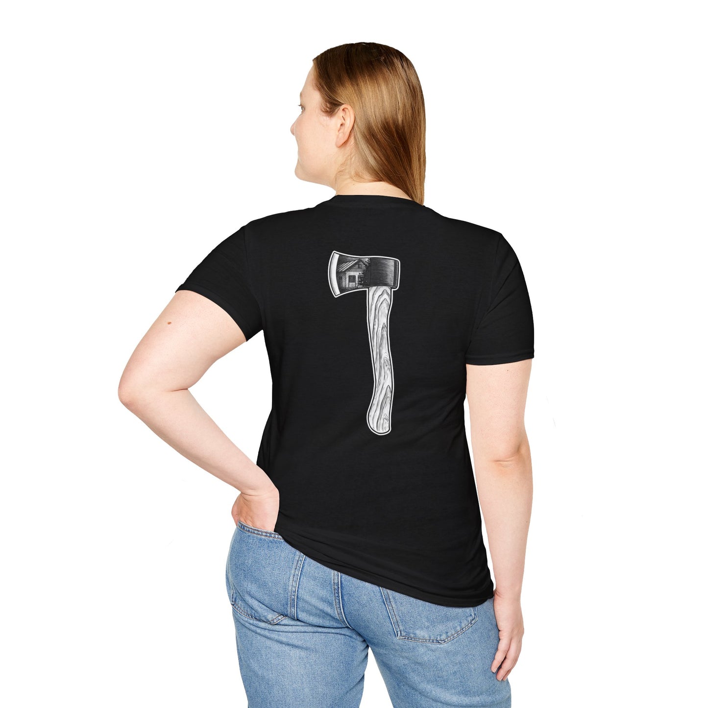 Leptick Sawmill Axe Softstyle T-Shirt