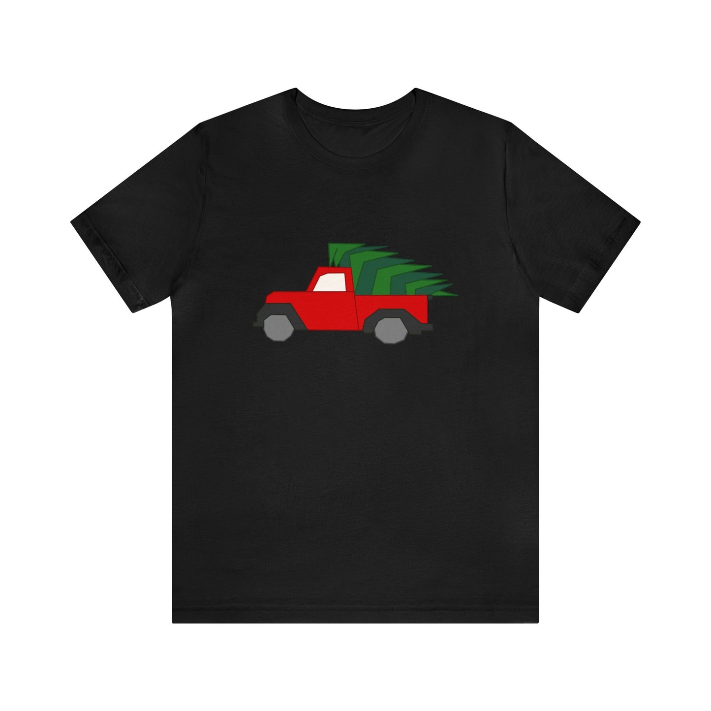 Little Red Christmas Truck Loose Fit Jersey Short Sleeve Tee