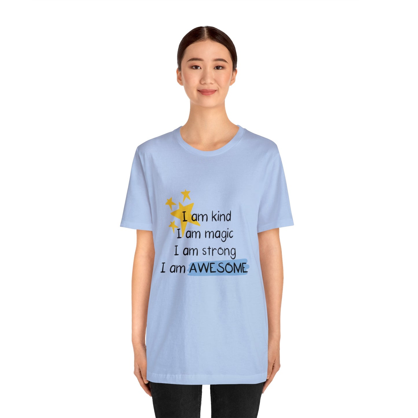 I am Awesome Loose Fit Jersey Short Sleeve Tee