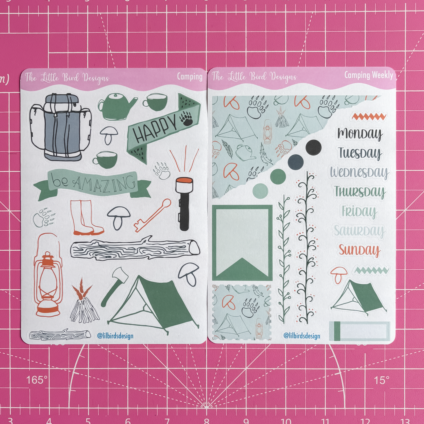 Camping Stickers – Sticker Bundle