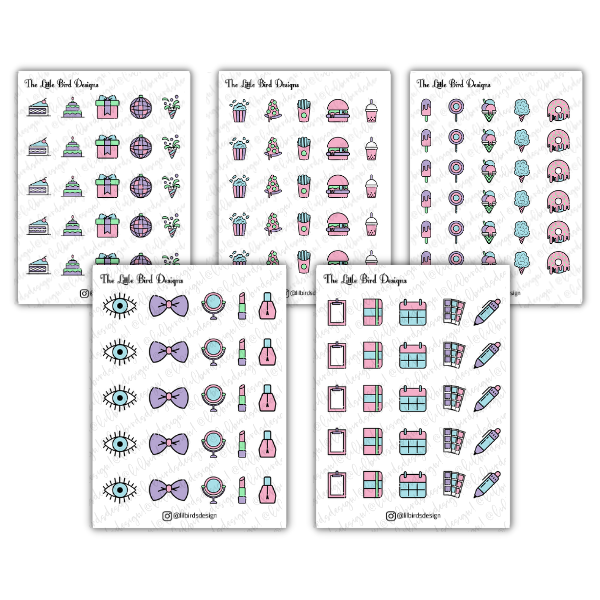 Mixed Icons - Season 1 - Sticker Sheets