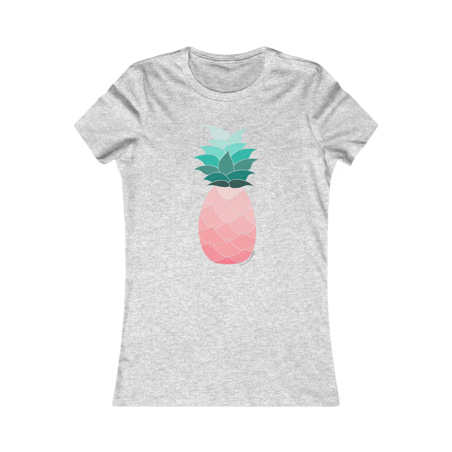 Ombre Pineapple Fitted Tee