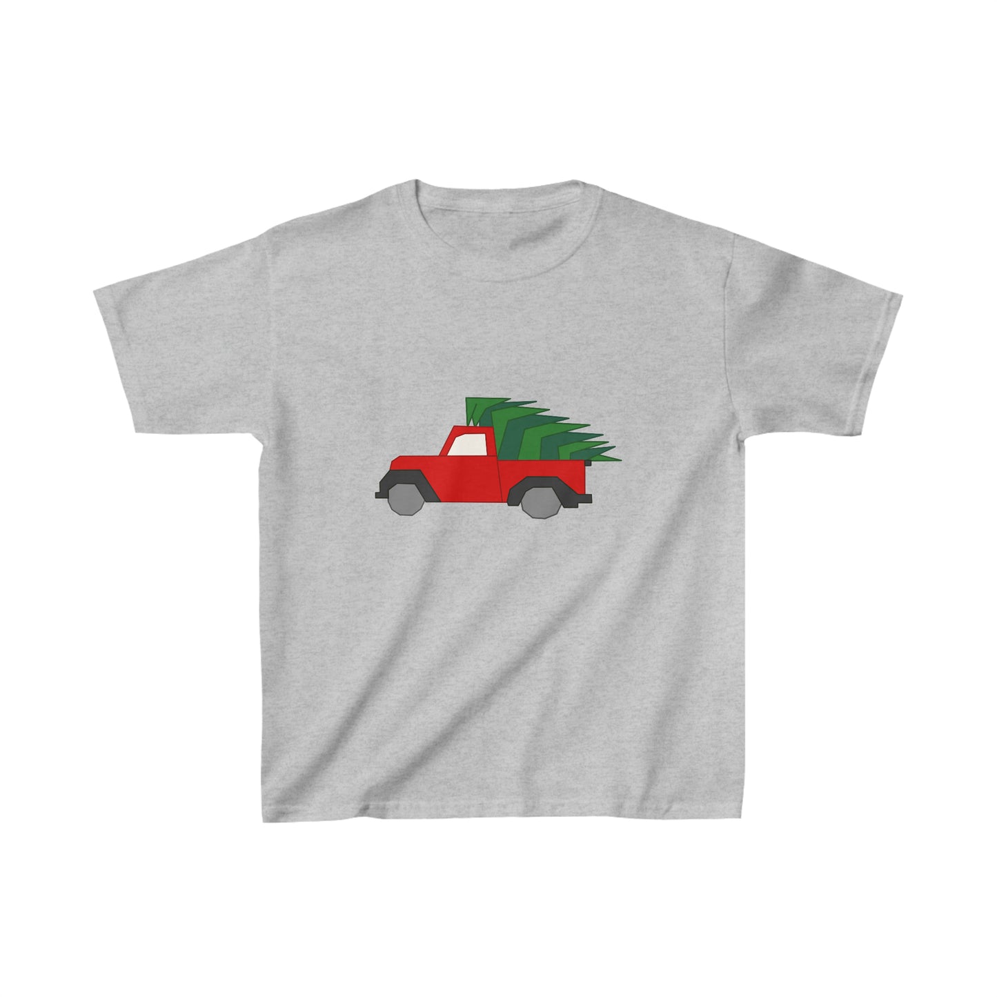 Little Red Christmas Truck Kids Heavy Cotton™ Tee