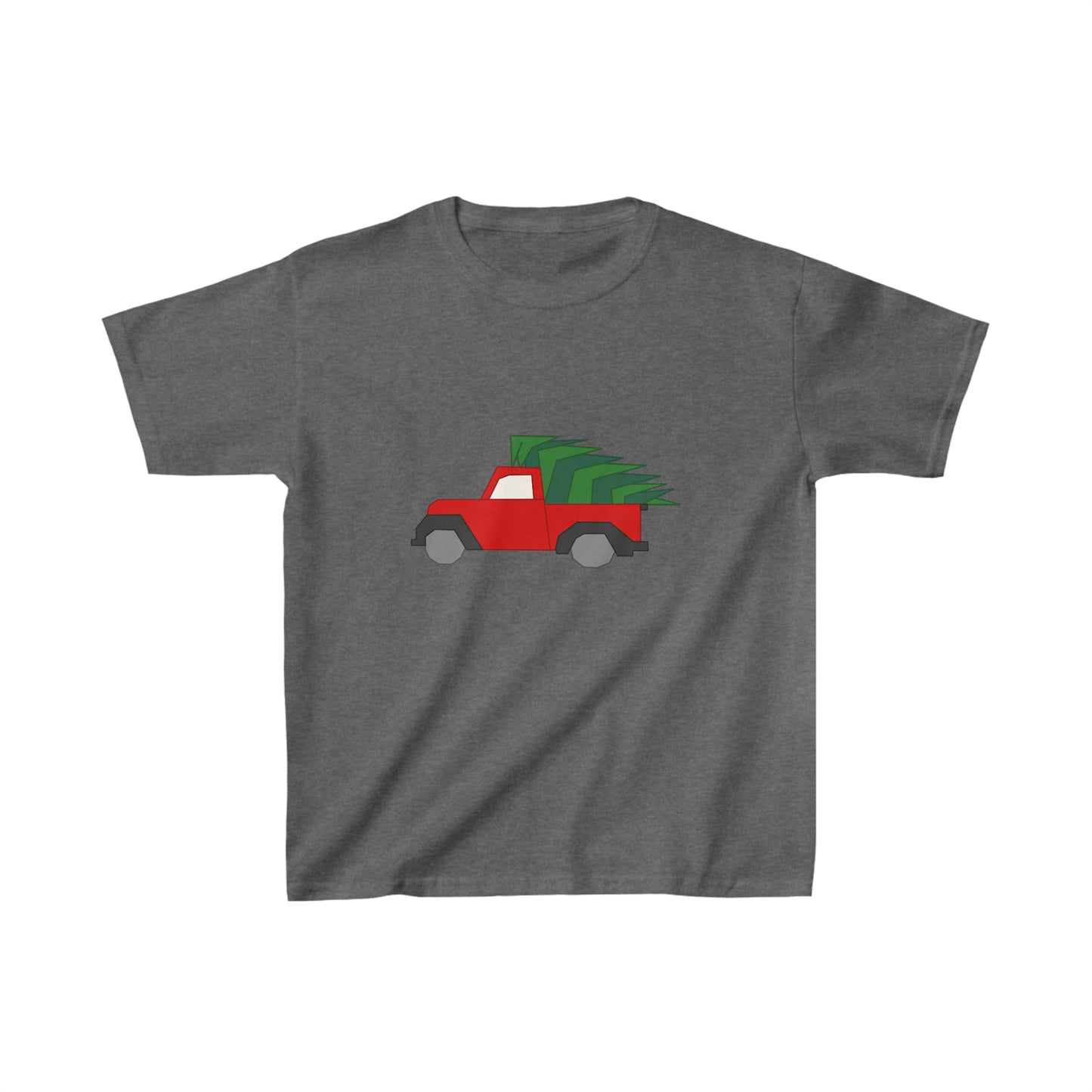 Little Red Christmas Truck Kids Heavy Cotton™ Tee