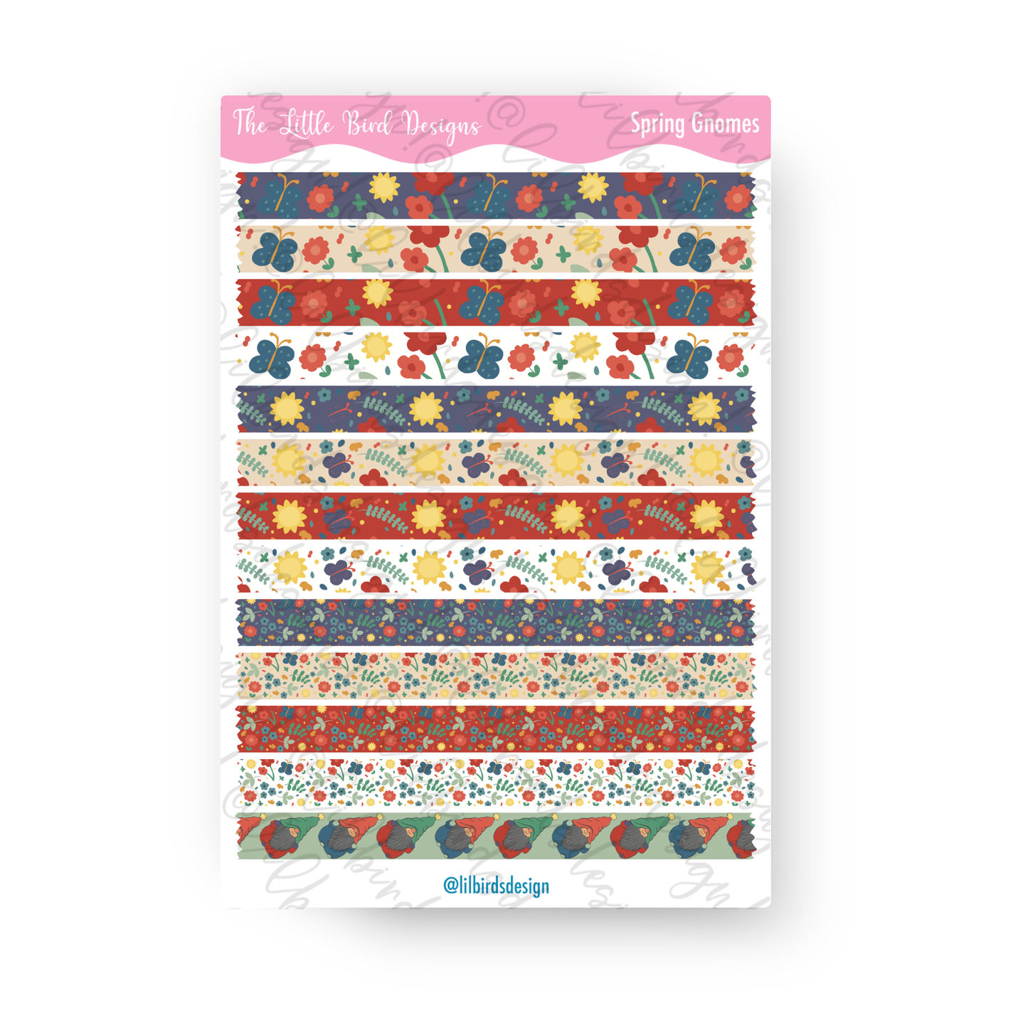 PRINTABLE - Spring Gnome Extras Sticker Sheets
