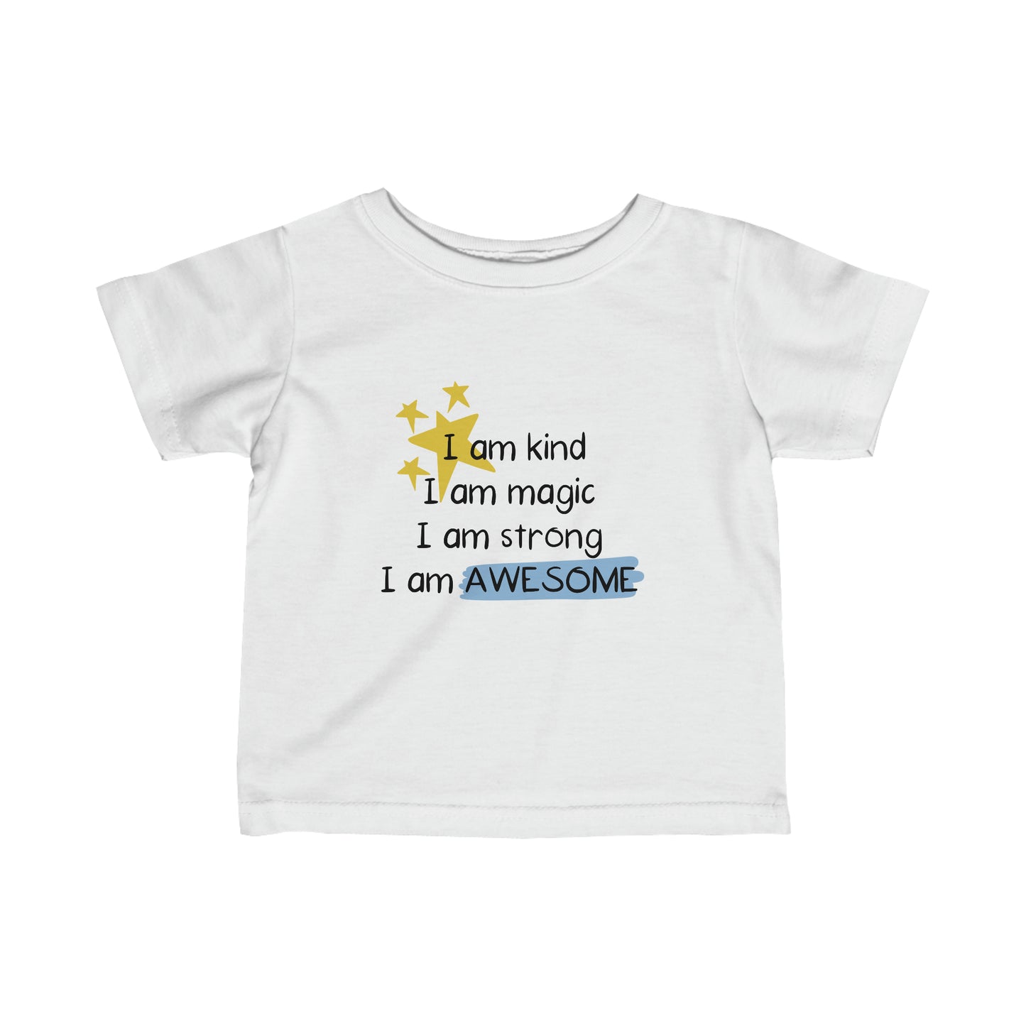 I am Awesome Infant Fine Jersey Tee