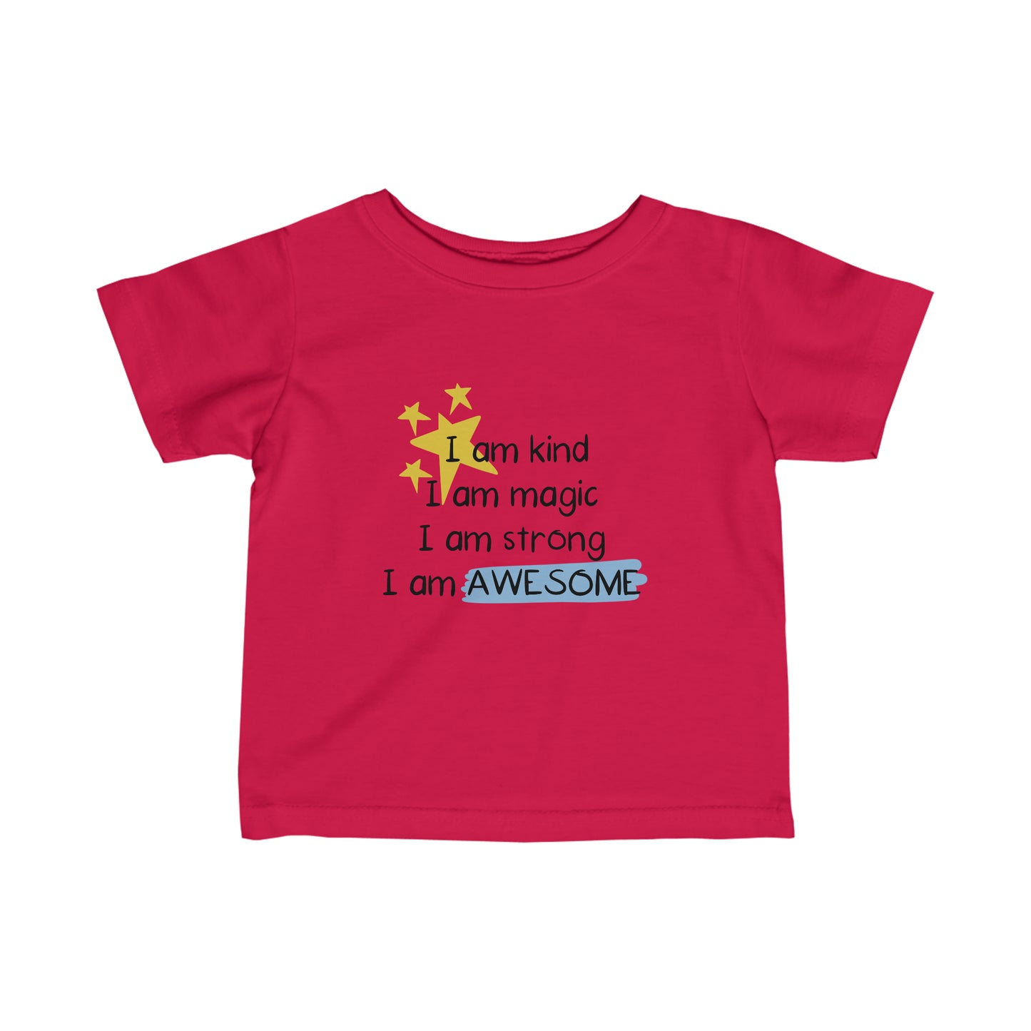 I am Awesome Infant Fine Jersey Tee