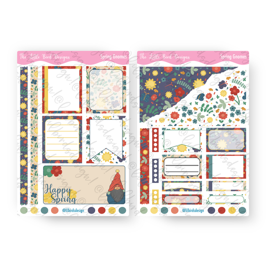 Spring Gnomes Passion Planner Daily – Sticker Bundle