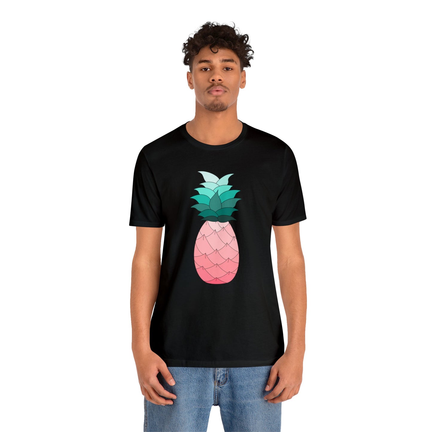 Ombre Pineapple Loose Fit Jersey Short Sleeve Tee