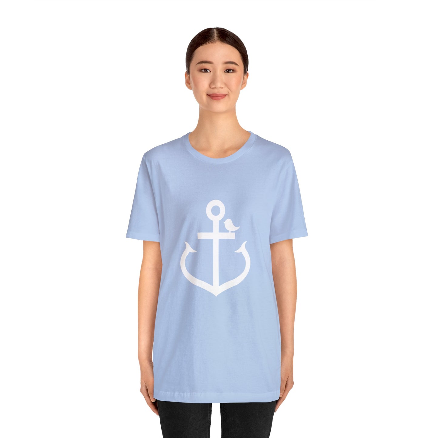 Little Anchor Bird Loose Fiit Jersey Short Sleeve Tee