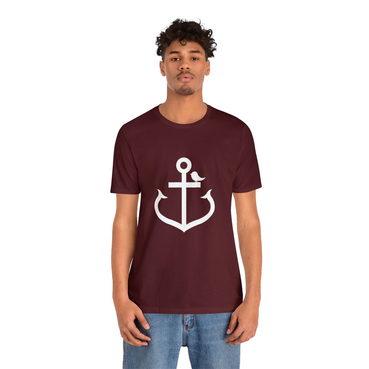 Little Anchor Bird Loose Fiit Jersey Short Sleeve Tee