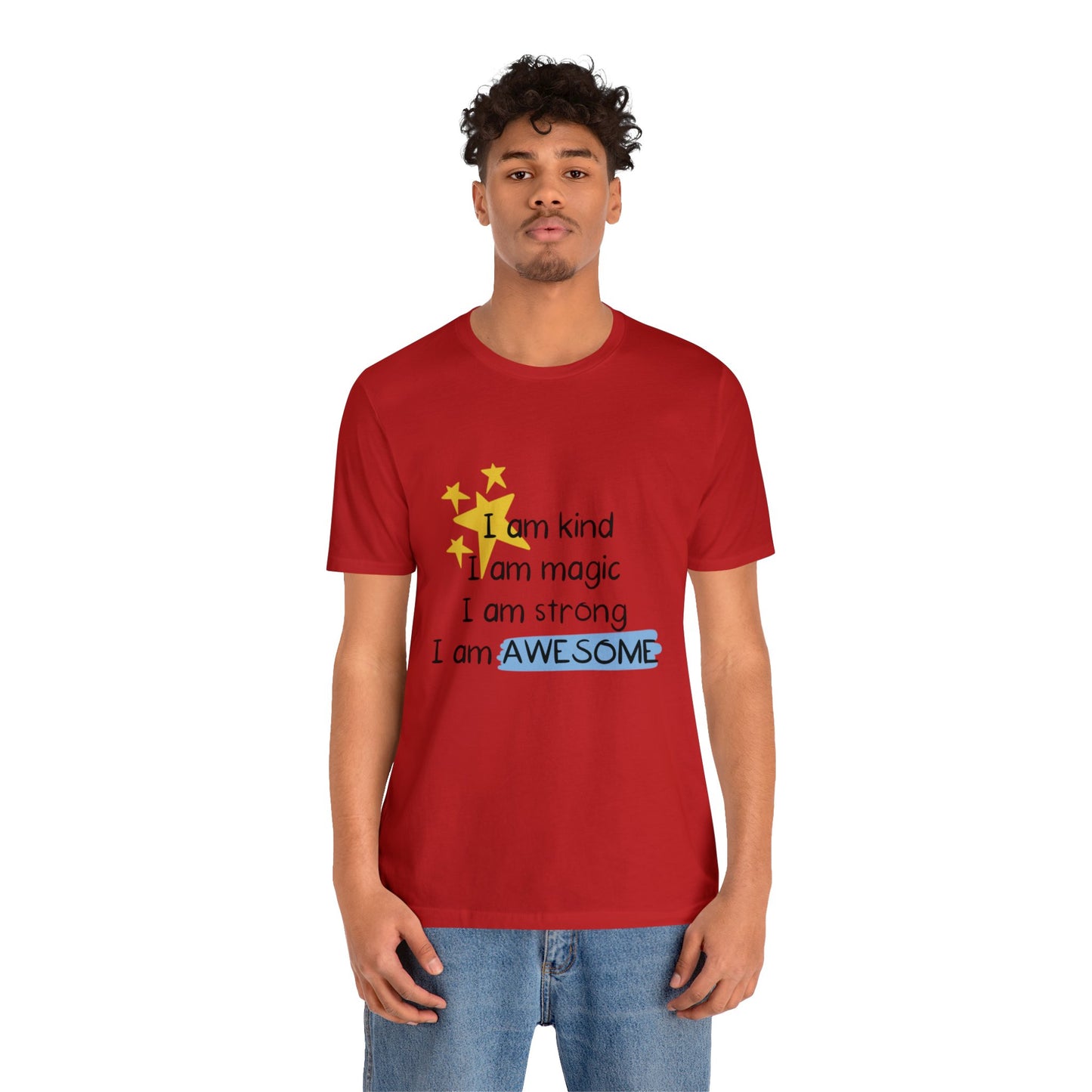 I am Awesome Loose Fit Jersey Short Sleeve Tee