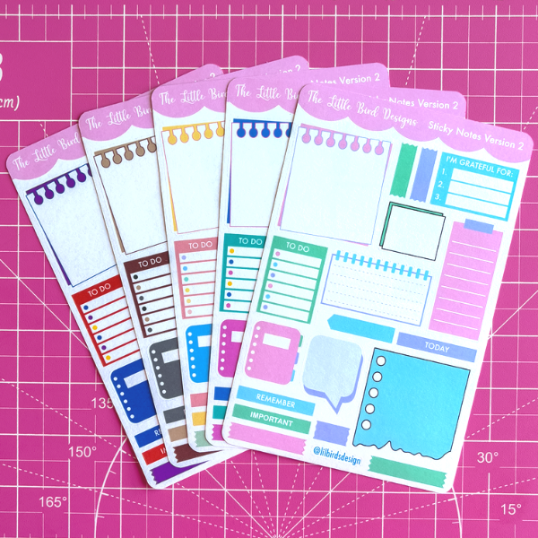 Sticky Notes - Version 2 - Sticker Sheets