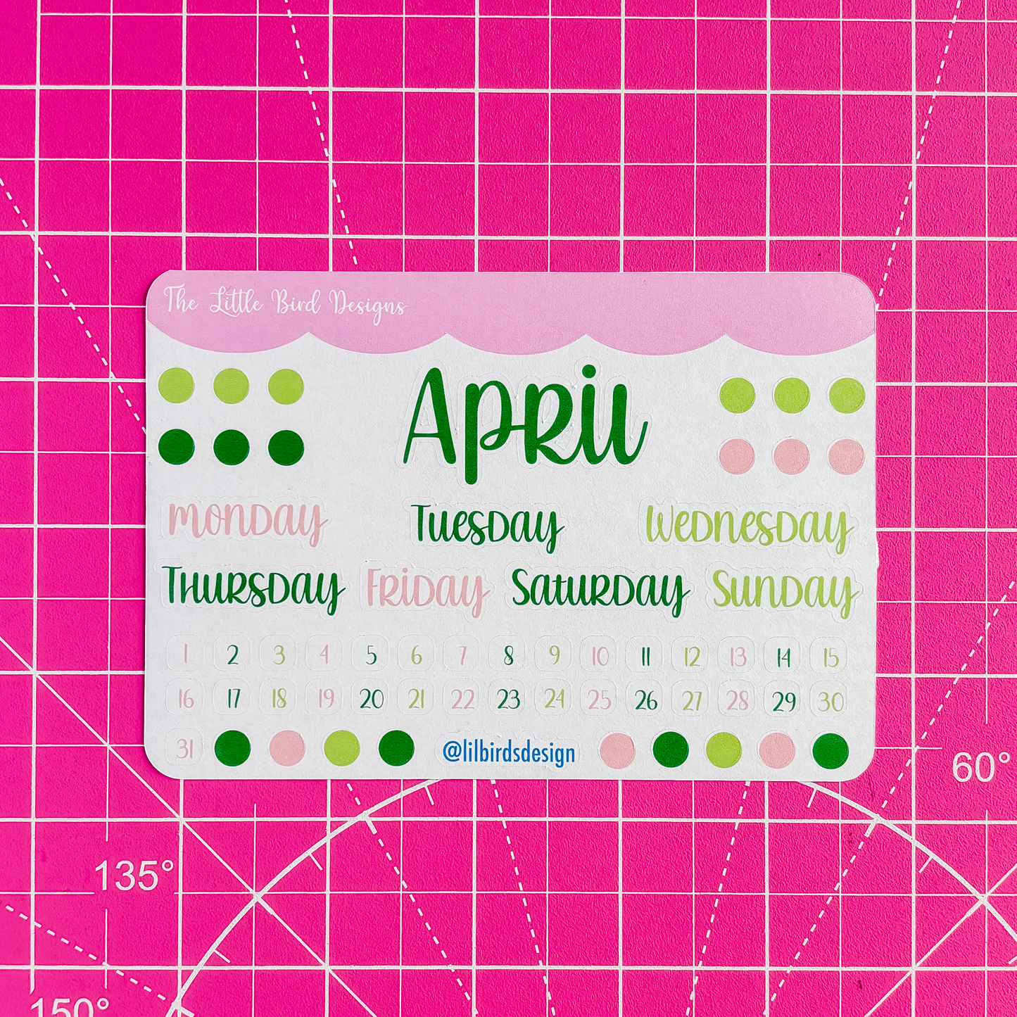 Monthly Basics - Fun Holidays Colours