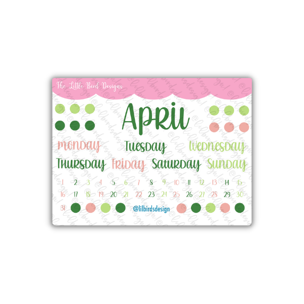 PRINTABLE - Monthly Basics - Fun Holidays Colours