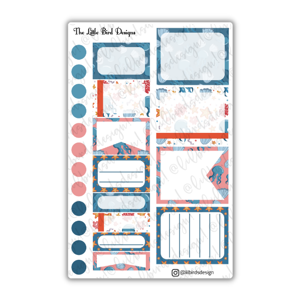 Reef Life - Functional Boxes Sticker Sheet