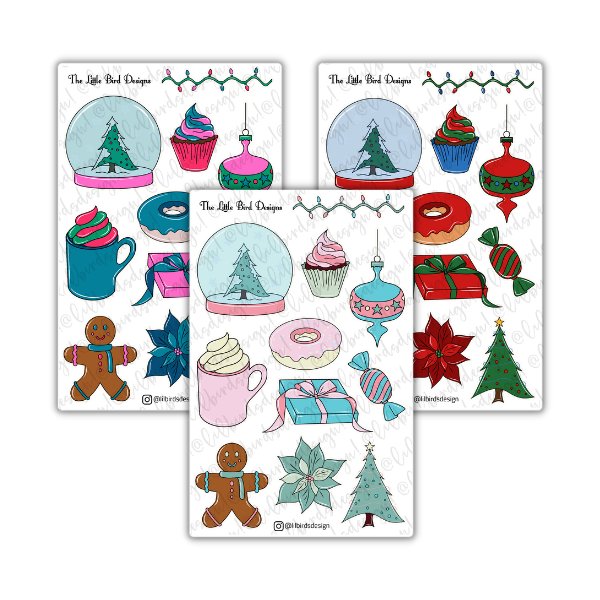 Christmas Images Sticker Sheets