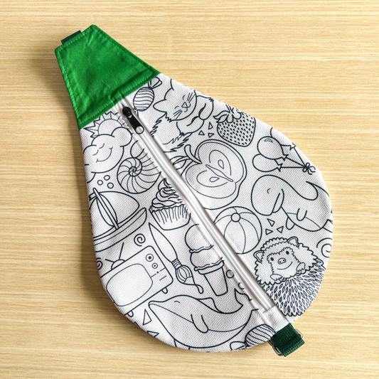 Green Colour Me In Backpack