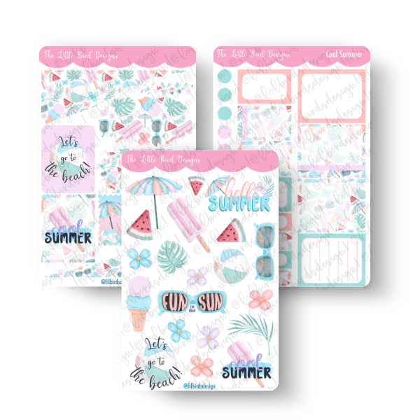 Cool Summer Sticker Sheets