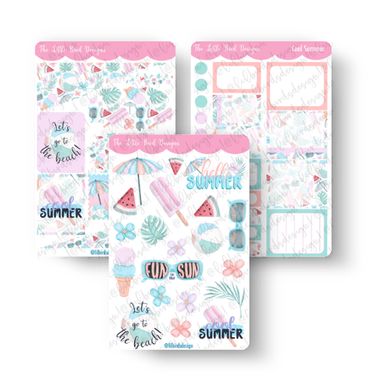 Cool Summer Sticker Sheets