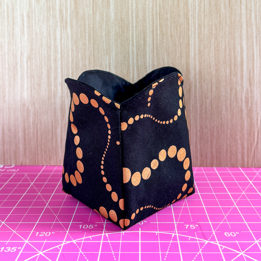 Gold Dots Cozies - Ice Cream - Ramen - Plant Pot