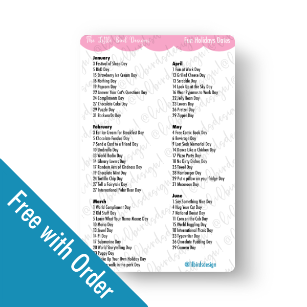 Fun Holidays Sticker Bundle