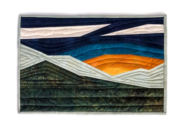 Printable - Evening Horizon Foundation Paper Pieced PDF Pattern - Freebie