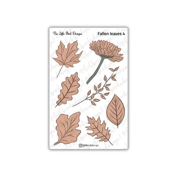 Fallen Leaves Sticker Sheets