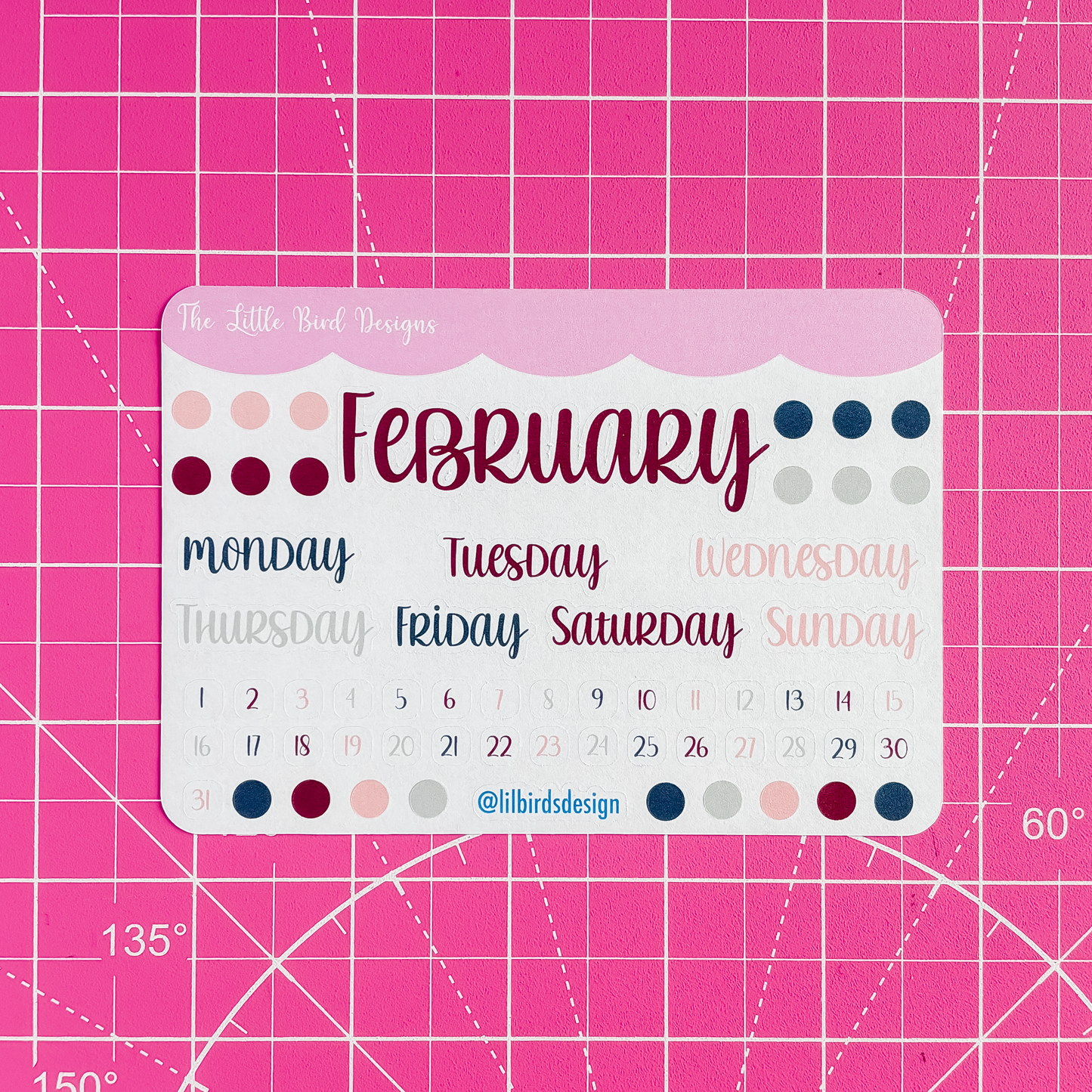 Monthly Basics - Fun Holidays Colours