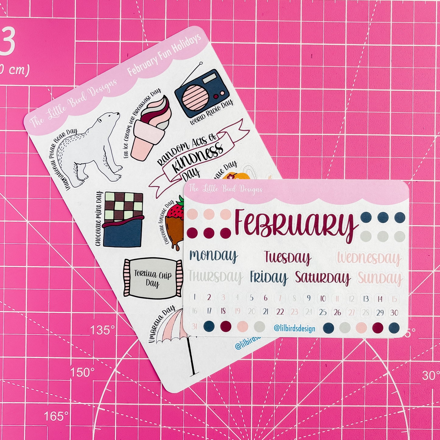 Monthly Basics - Fun Holidays Colours