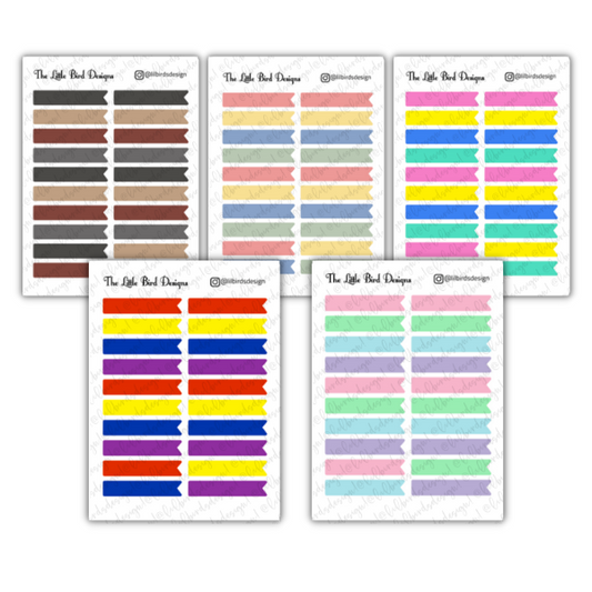 Header Stickers - 4 Options - Sticker Sheets