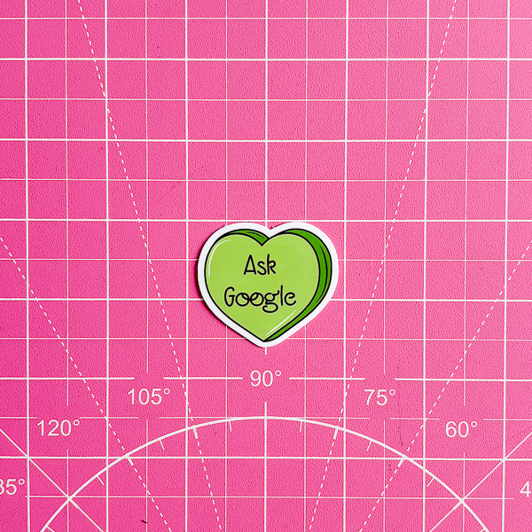 Sassy Candy Hearts Waterproof Vinyl Sticker