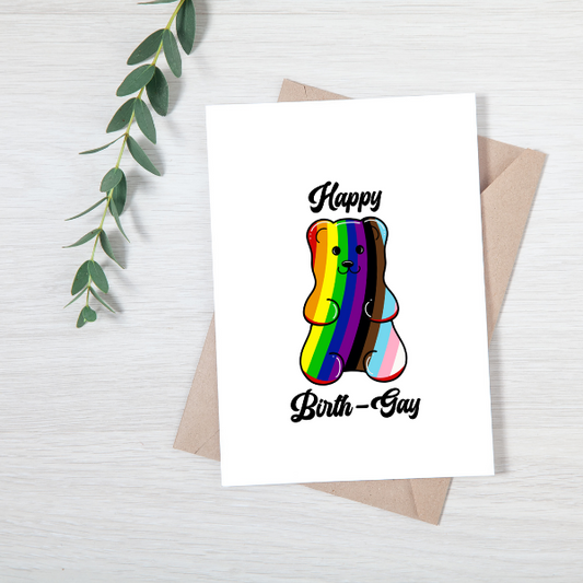 Happy Birth-Gays Greeting Card