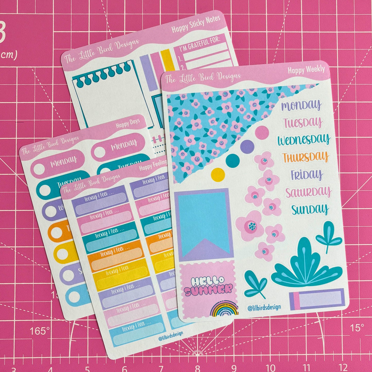 Happy Cute Sticker Bundle