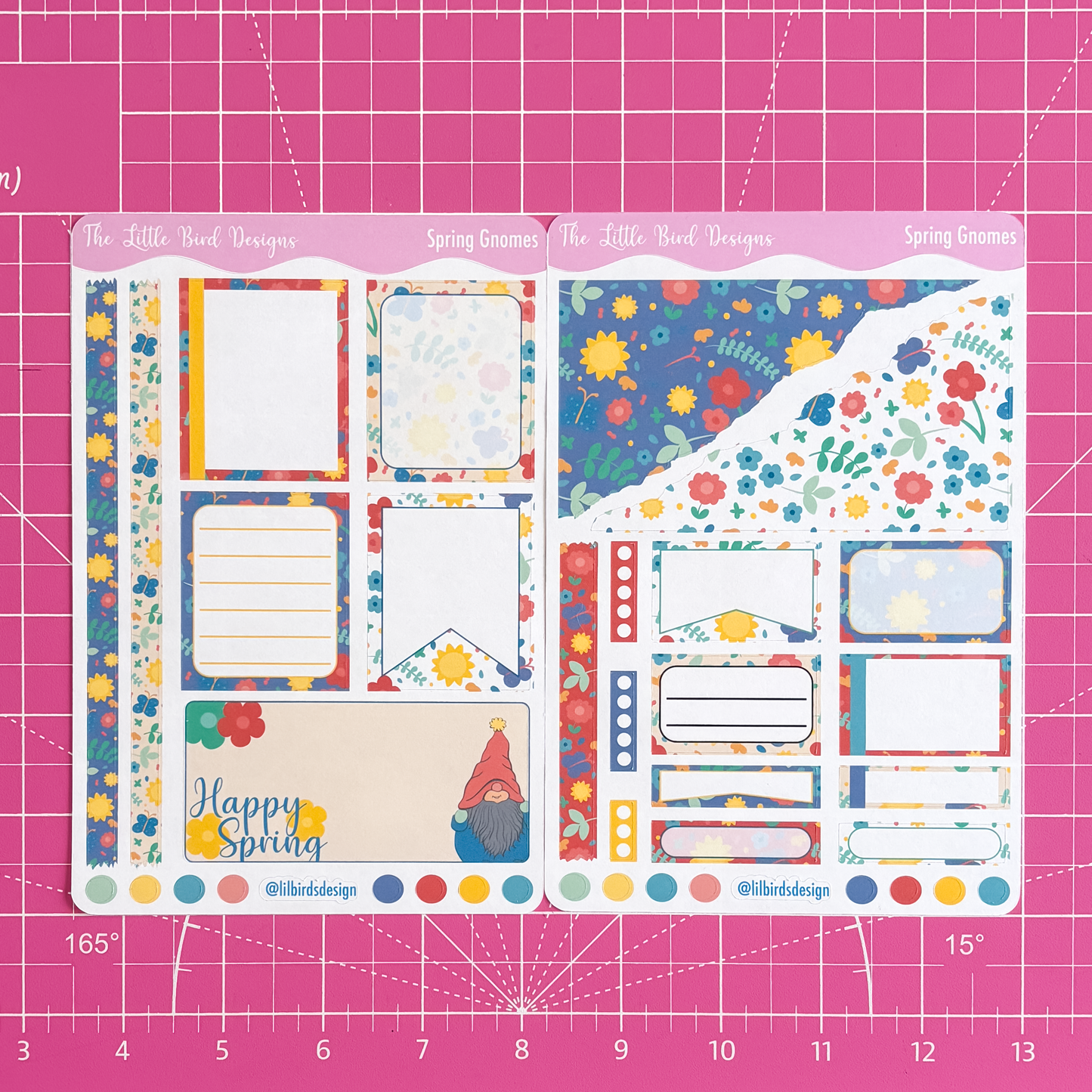 Spring Gnomes Passion Planner Daily – Sticker Bundle
