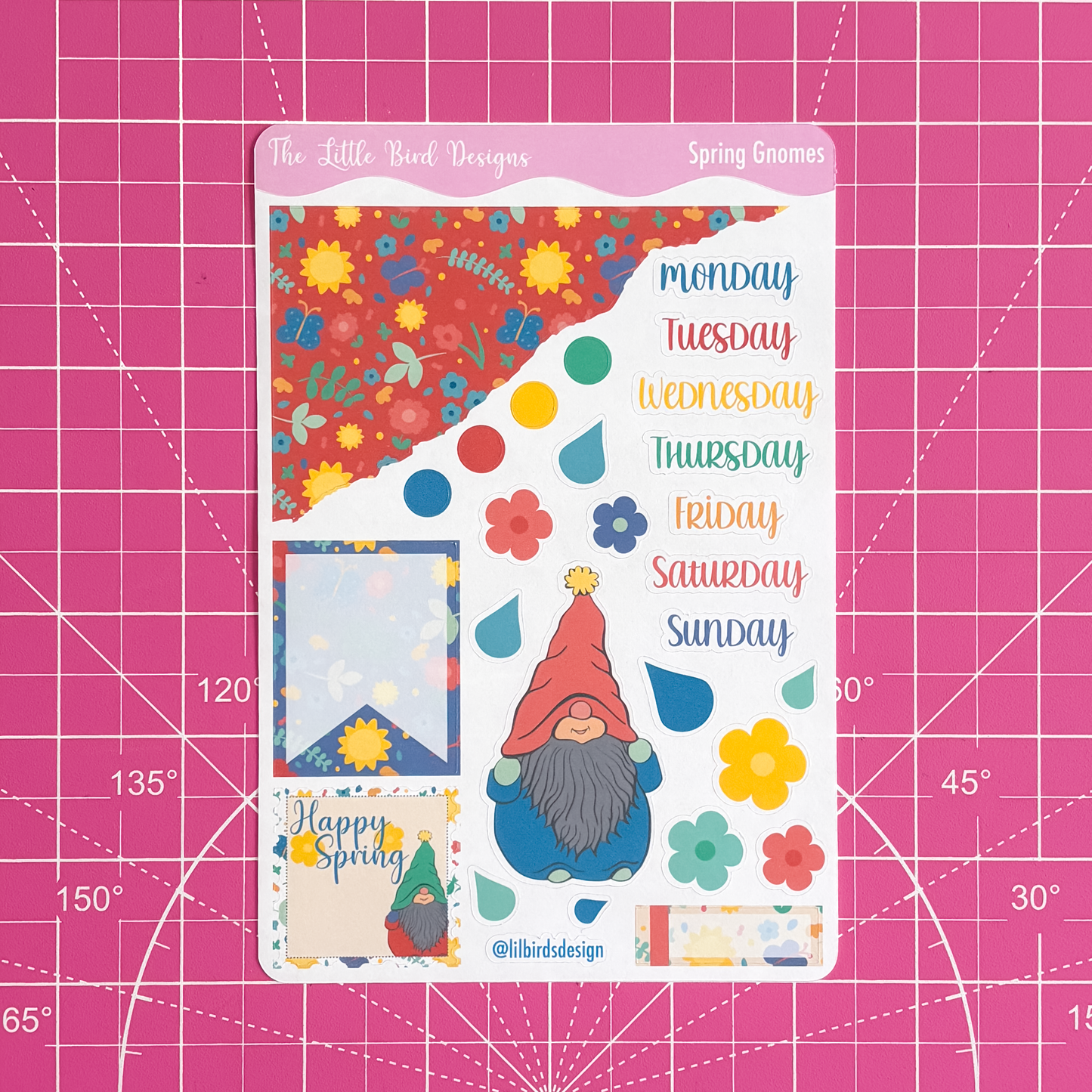 Spring Gnomes Sticker Bundle
