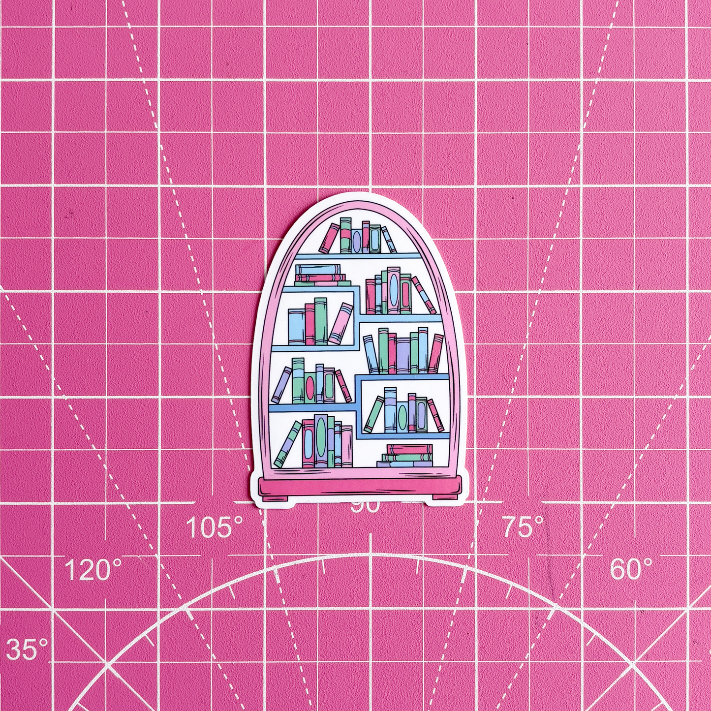 Bookshelf Waterproof Vinyl Sticker
