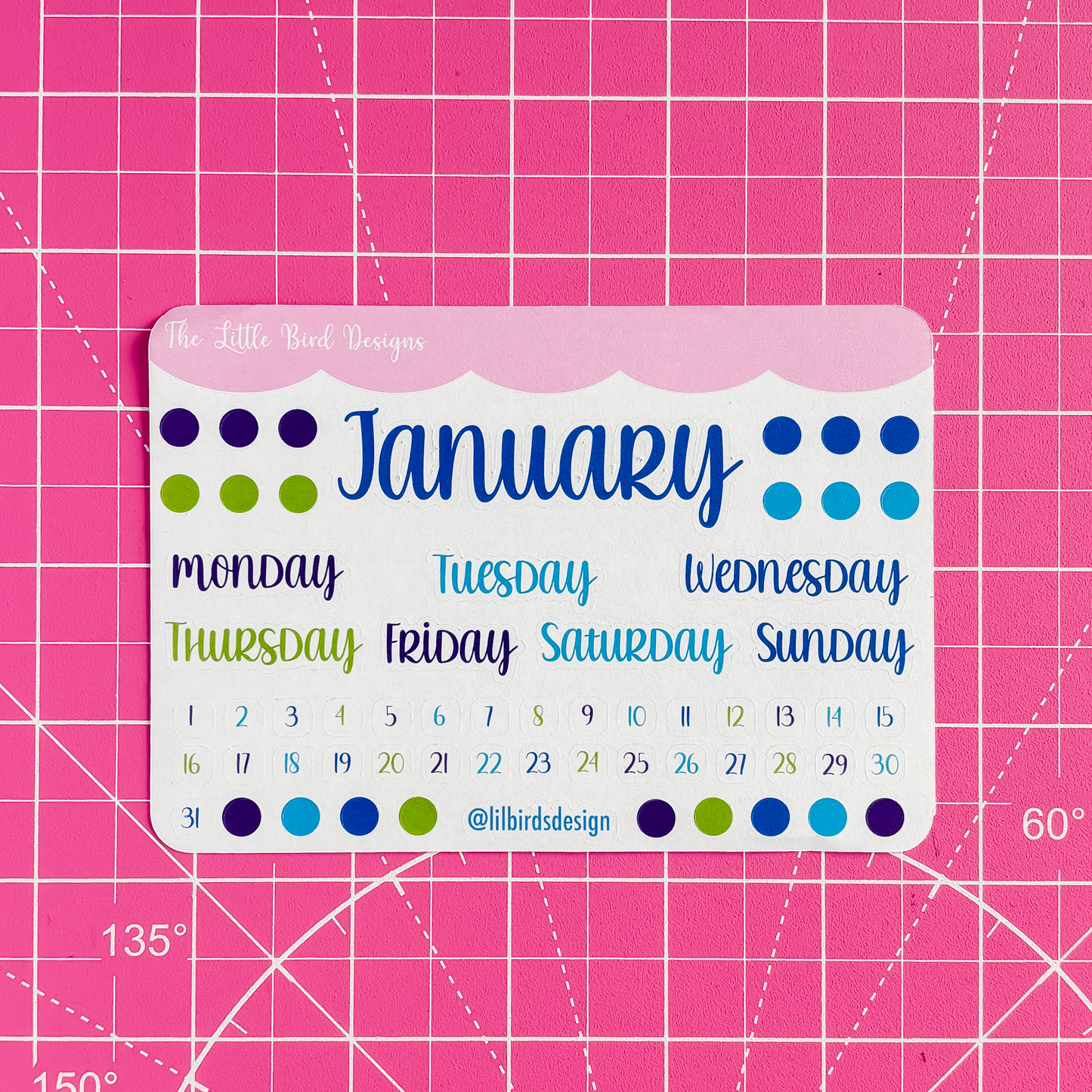 Monthly Basics - Fun Holidays Colours