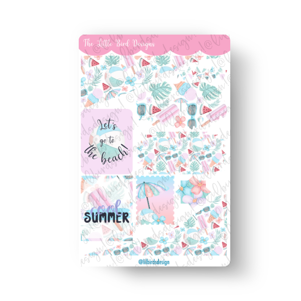 Cool Summer Sticker Sheets