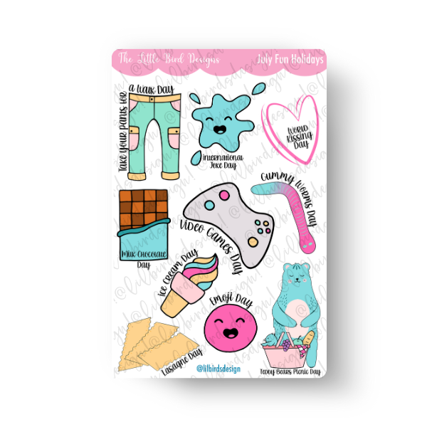Fun Holidays Sticker Bundle