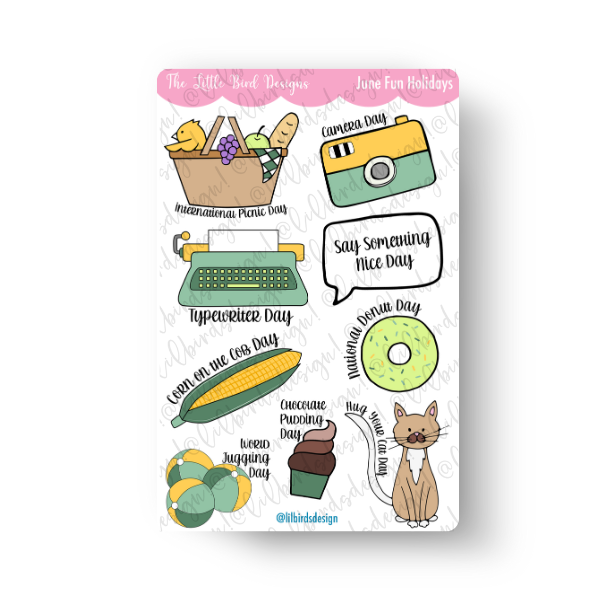 Fun Holidays Sticker Bundle