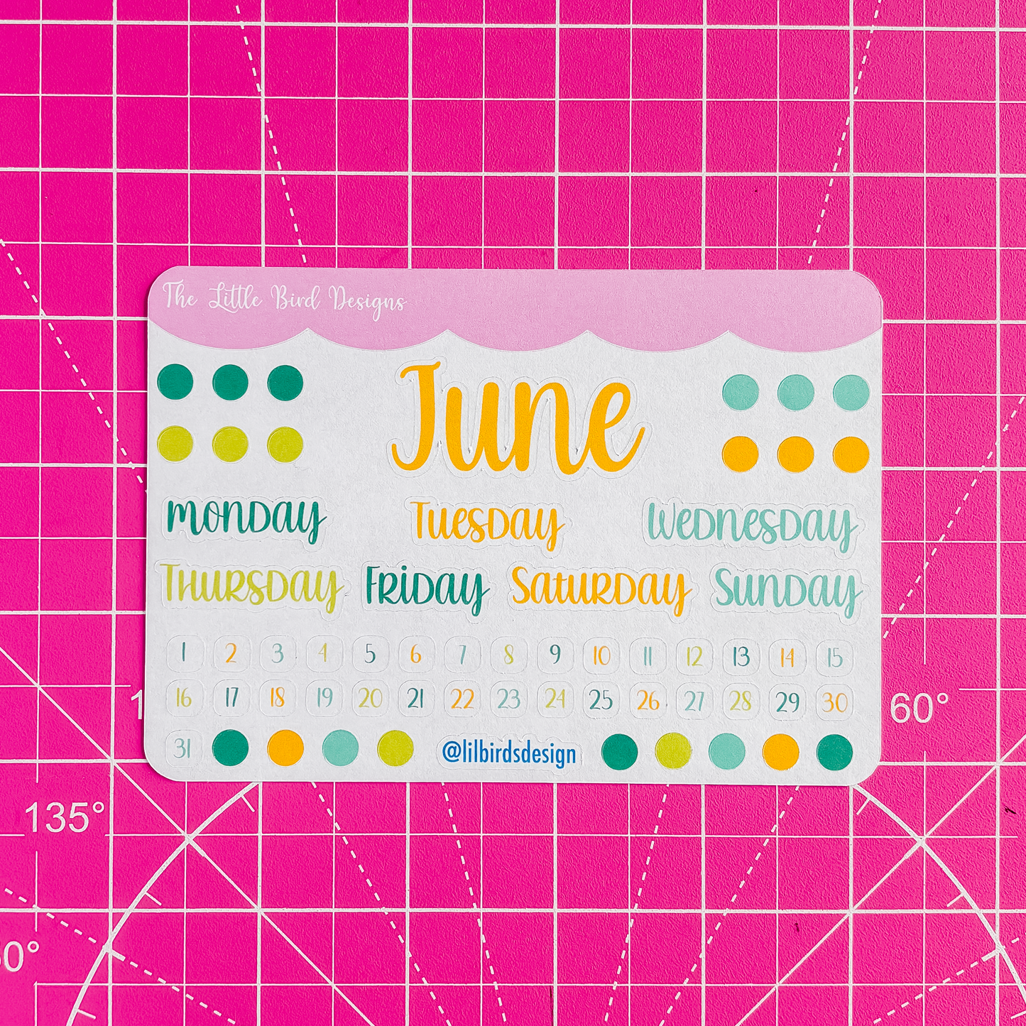 Monthly Basics - Fun Holidays Colours