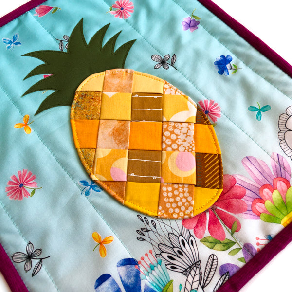 Little Woven Pineapple Mini Quilt PDF Pattern