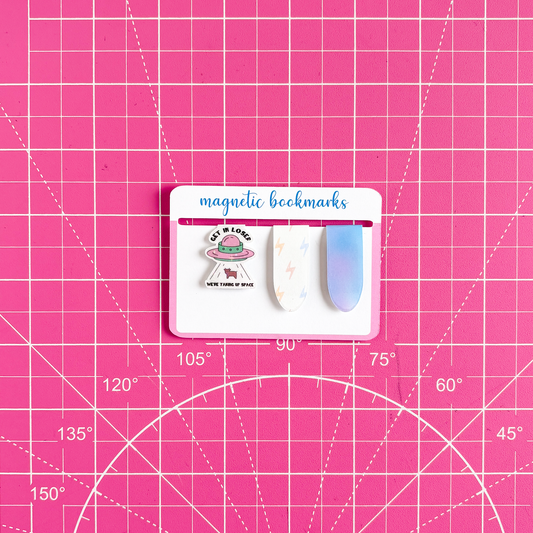 Get In Loser Space Magnetic Bookmark