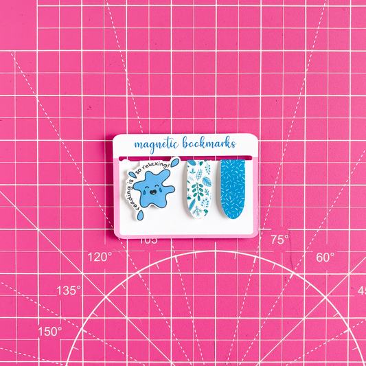 Reading is So Relaxing Magnetic Bookmark