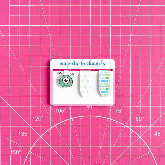 Green Alien Magnetic Bookmark