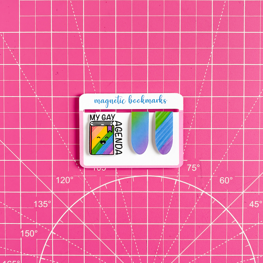 My Gay Agenda Magnetic Bookmark