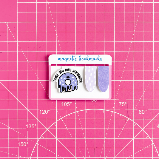 Donut You Love Stationery Magnetic Bookmark
