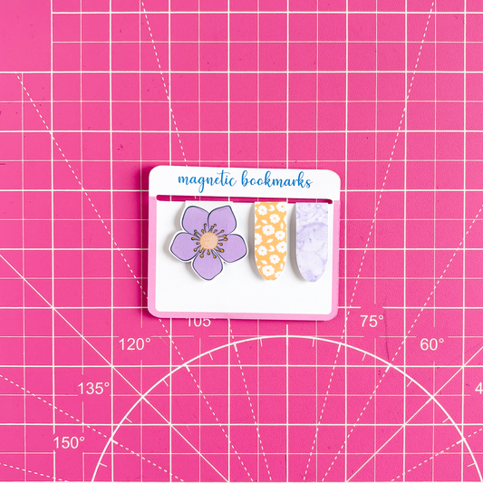 Flower Magnetic Bookmark