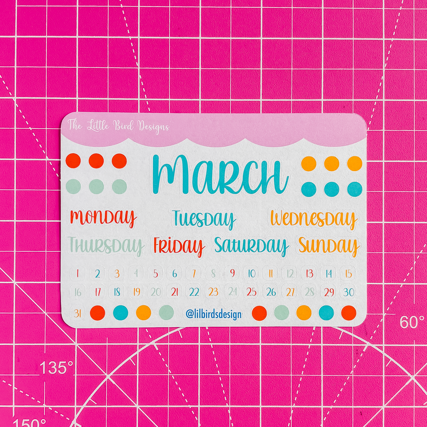 Monthly Basics - Fun Holidays Colours